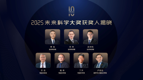 众银策略 2025未来科学大奖获奖名单公布，季强、徐星、周忠和、方忠、戴希、丁洪、卢志远获奖